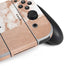 White Rose Gold Marble Nintendo Switch OLED (2021) Skin